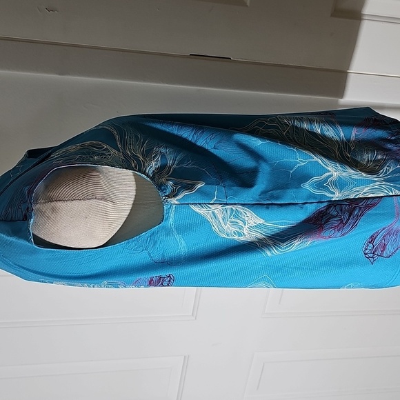 Nike‎ Golf Womens Blue and Purple Women's Top. Henley Neck. Size Large. - Picture 3 of 11